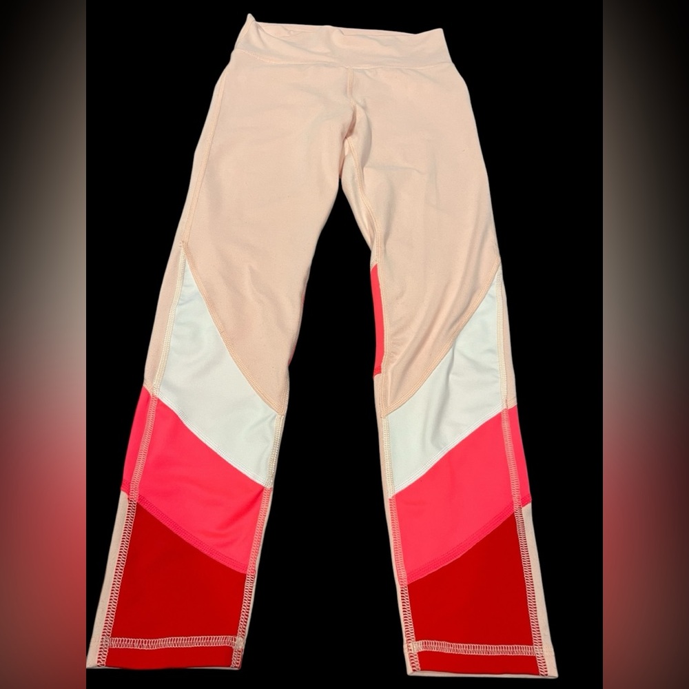 DSG Girls' Performance Colorblock‎ Tights Pink Pearl Large